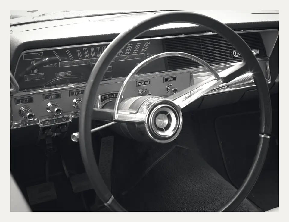 Rambler Classic dash and column
